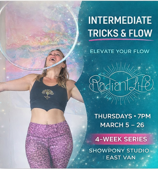 intermediate hula hooping, hula hoop vancouver