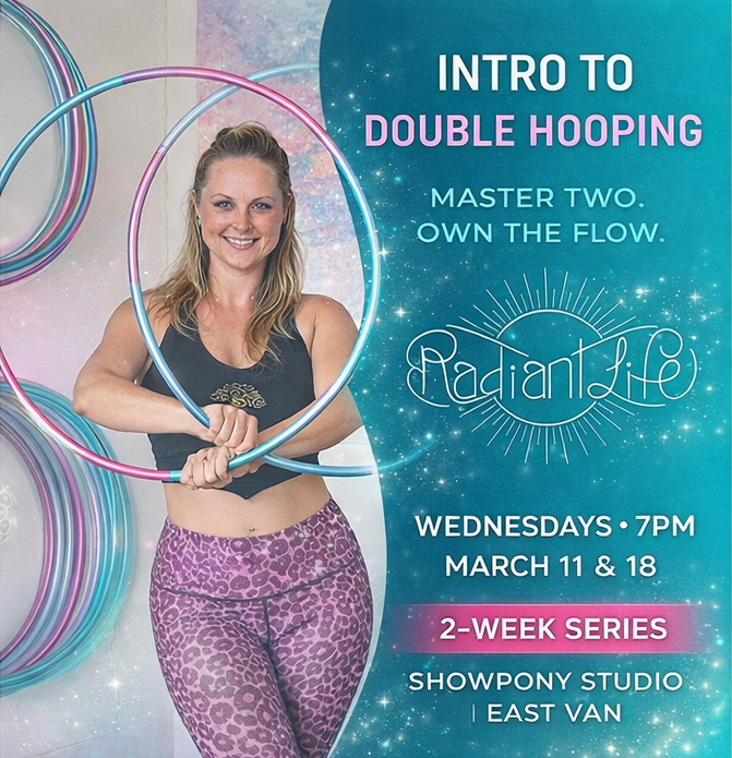 double hula hooping, learn to hoop doubles