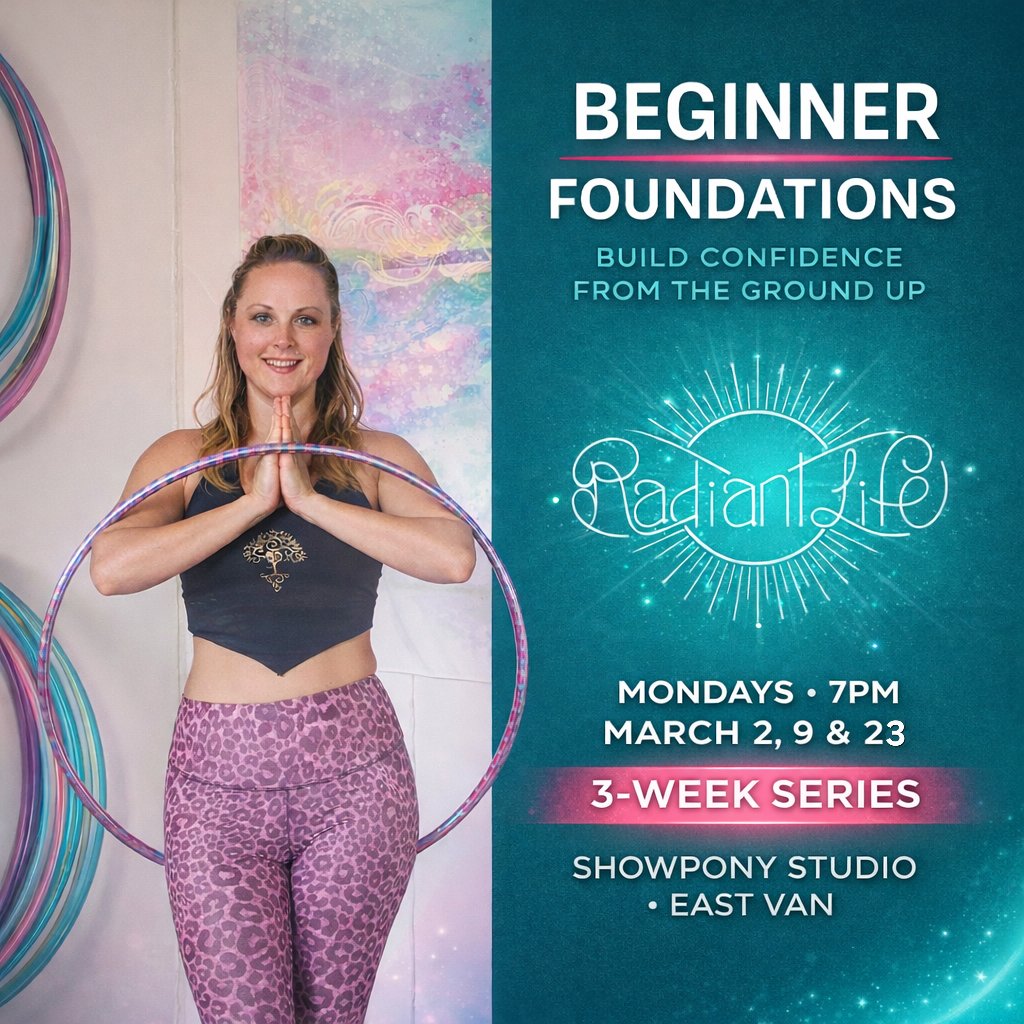 LEARN TO hula hoop, beginner hoop class vancouver